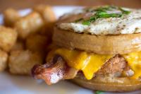 Best of the Best Dishes in the Finger Lakes Chicken & Waffle Sandwich