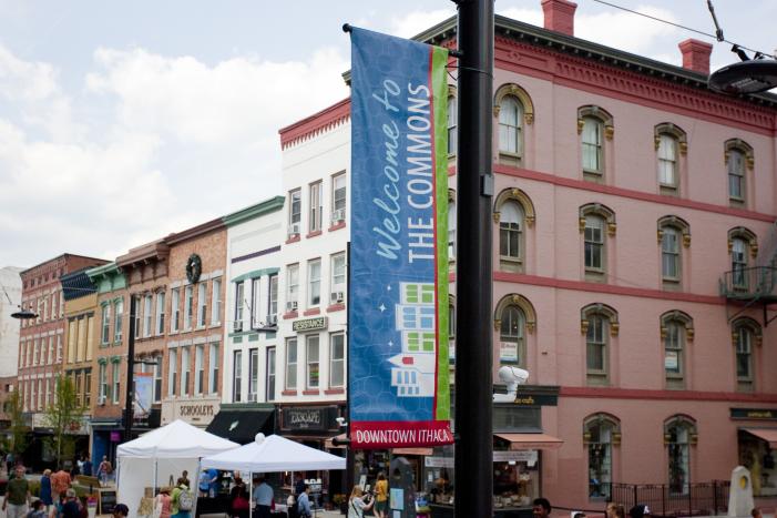 Geocaching: Treasure Hunt Through the Finger Lakes Downtown Ithaca Shopping