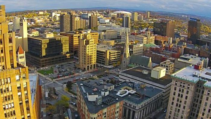 Geocaching: Treasure Hunt Through the Finger Lakes Downtown Syracuse
