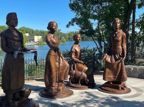 Brave Women Have Been Immortalized in Statues Throughout the Finger Lakes Ripples of Change statue